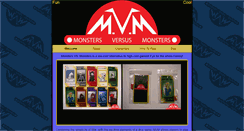 Desktop Screenshot of monstersvsmonsters.com