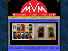 Tablet Screenshot of monstersvsmonsters.com